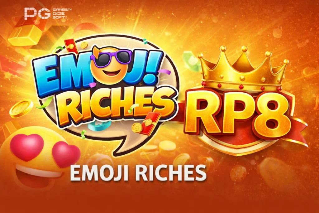 EMOJI RICHES dengan simbol emoji ceria dan tampilan ringan di RP8